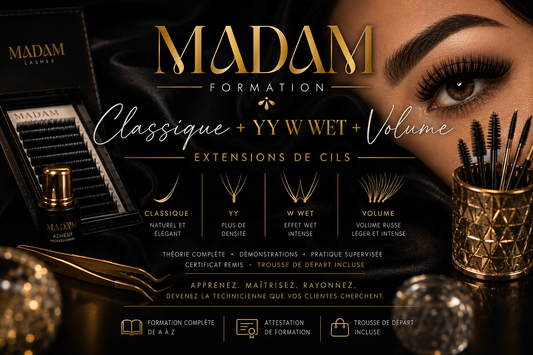 Formation Classique + YY W WET + Volume – Extensions de Cils
